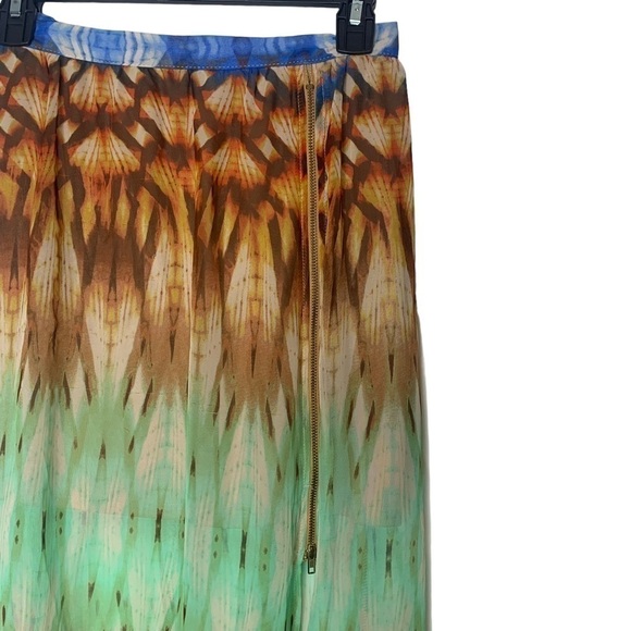 Arden B Boho Tribal Printed Maxi Skirt Size Small - Picture 5 of 11